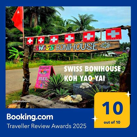 Swiss Bonihouse Koh Yao Yai Ban Pru Nai Exterior foto